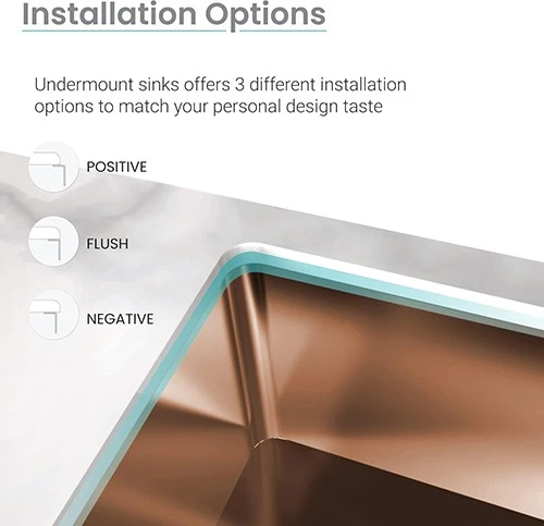 PVD Nano Rose Gold Sink high quality